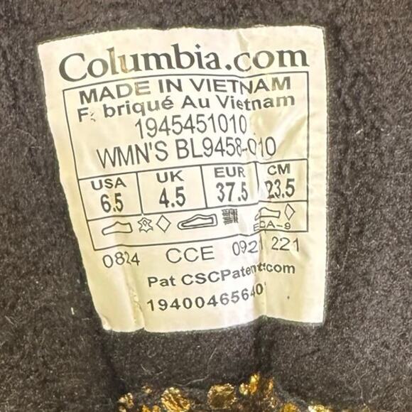 Columbia Bugaboot Celsius Snowboot Waterproof Black Women's Size 6.5 US - Picture 8 of 8